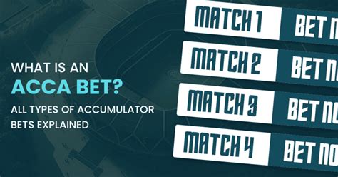 acca meaning betting|What Is an Accumulator Bet .